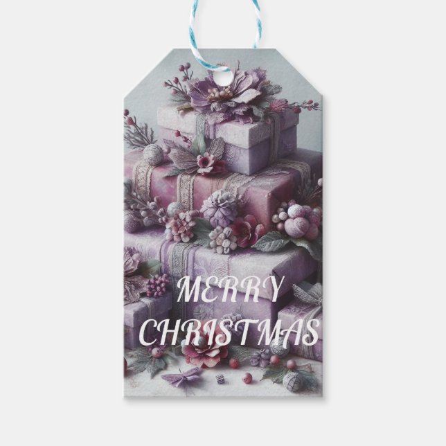 Etiqueta Para Presente Feliz Natal (Frente)