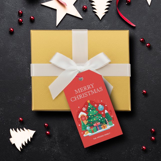 Etiqueta Para Presente Feliz Natal (Cute Merry Christmas Gift Tags)