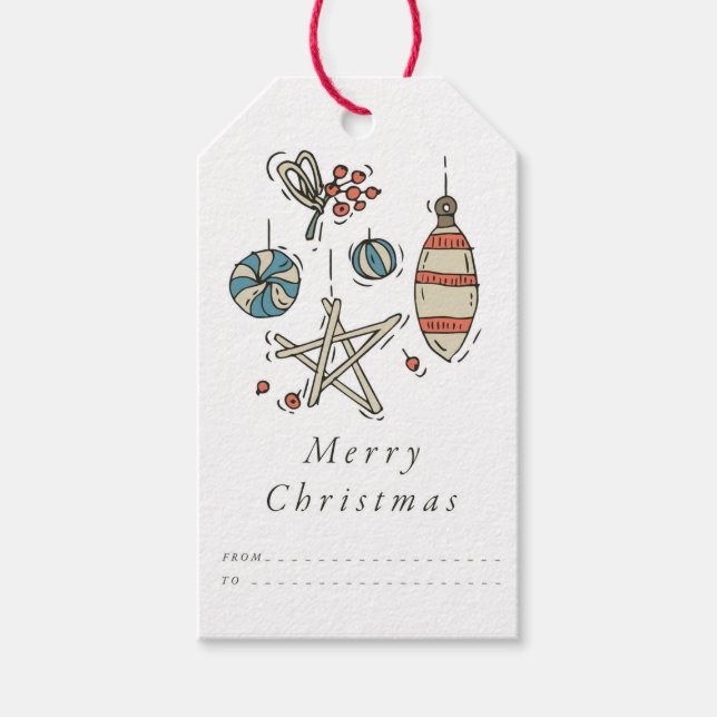 Etiqueta Para Presente Feliz Natal (Frente)