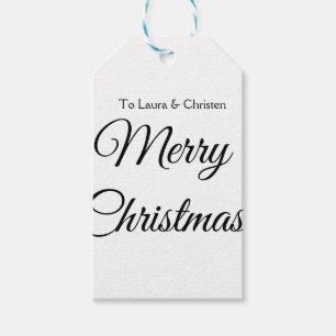 Etiqueta Para Presente Feliz Natal adicionar nome texto presente personal