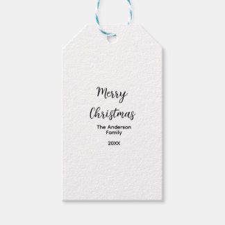 Etiqueta Para Presente Feliz Natal adicione o nome da família ano texto p