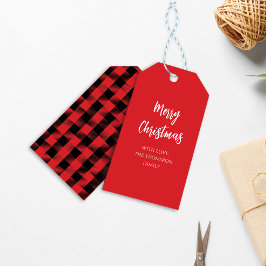 Etiqueta Para Presente Feliz Natal Calliografia Buffalo