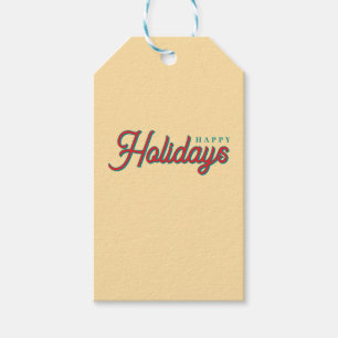 Etiqueta Para Presente Feliz Natal Clássico Único Minimalista Simples
