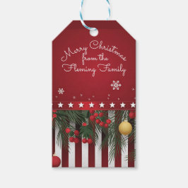 Etiqueta Para Presente Feliz Natal de (sua família)