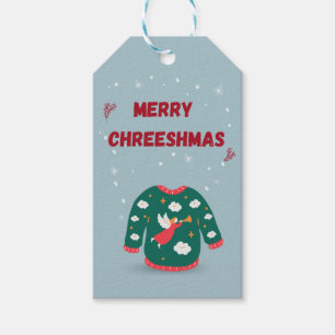 Etiqueta Para Presente Feliz Natal Feio Anjo