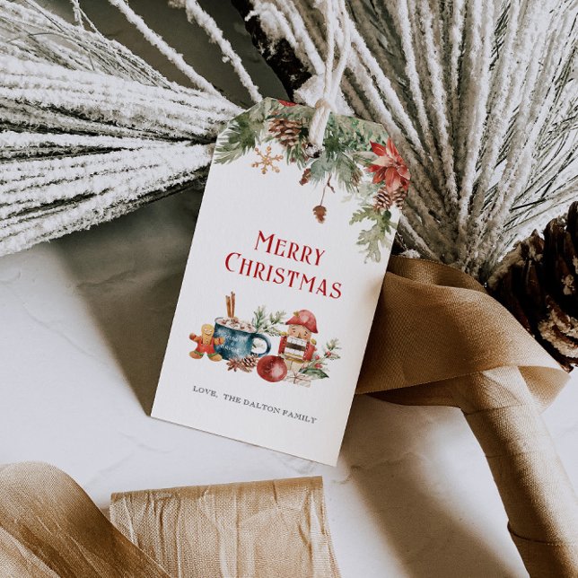 Etiqueta Para Presente Feliz Natal Férias (Criador carregado)