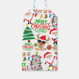 Etiqueta Para Presente Feliz Natal Festivity