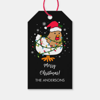 Etiqueta Para Presente Feliz Natal - Frango Personalizado