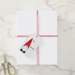 Etiqueta Para Presente Feliz Natal Gnomo