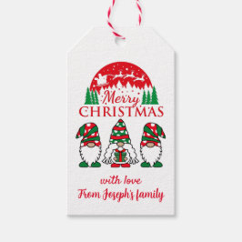 Etiqueta Para Presente Feliz Natal Gnomos