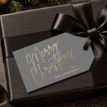 Feliz Natal Luxo Cinza Dourado