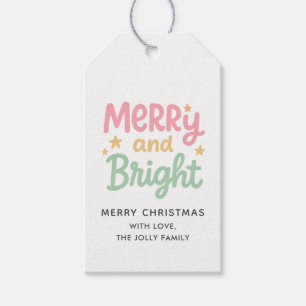 Etiqueta Para Presente Feliz Natal Moderno Colorido