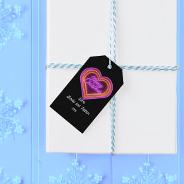 Etiqueta Para Presente Feliz Natal Neon Personalizado