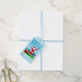 Etiqueta Para Presente Feliz Natal Papai Noel Tênis