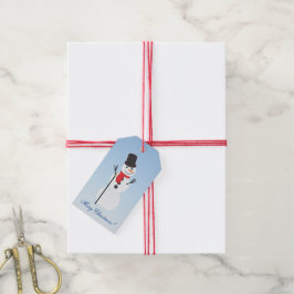 Etiqueta Para Presente Feliz Natal! Snowman Gift Tags