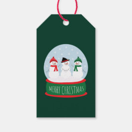 Etiqueta Para Presente Feliz Natal Snowmen