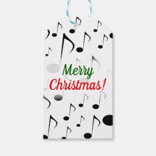 Etiqueta Para Presente "Feliz Natal!" + Teste padrão de muitas notas