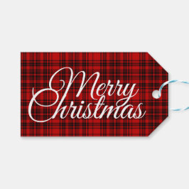 Etiqueta Para Presente Feliz Natal Xadrez Preto Vermelho Branco Letra