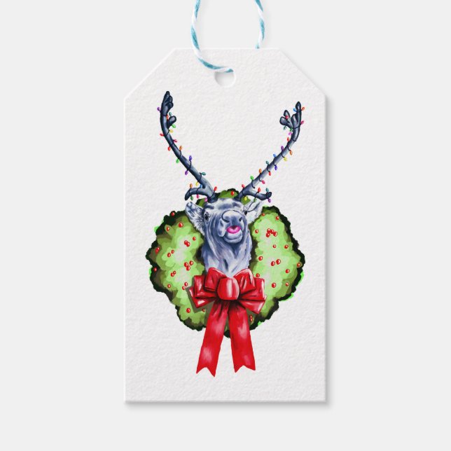 Etiqueta Para Presente Feliz Navidad (Frente)