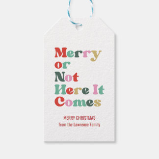 Etiqueta Para Presente Feliz ou não aqui vem o Natal
