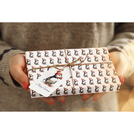 Etiqueta Para Presente Feliz Puffin, personalizado