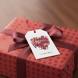 Etiqueta Para Presente Feliz Tag de Presente do Dia dos Namorados com Ilu