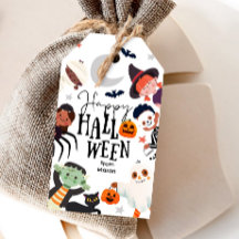 Feliz truque de Dia das Bruxas ou traição de crian