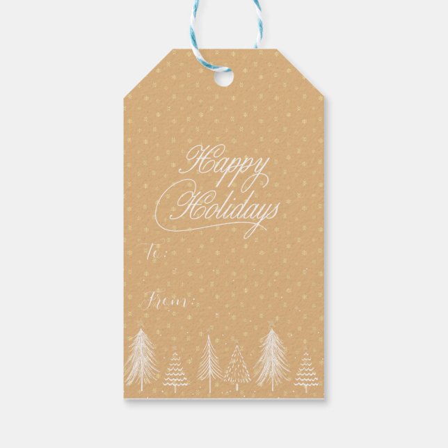 Etiqueta Para Presente Felizes Festas (Verso)