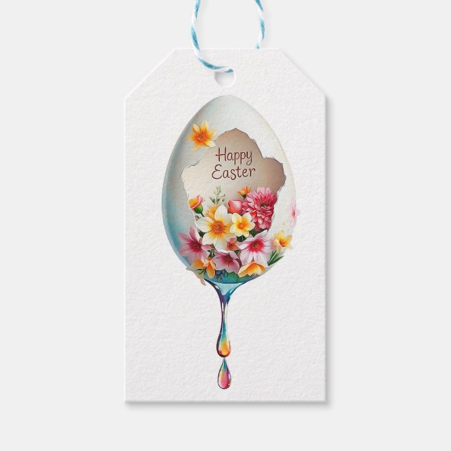 Etiqueta Para Presente Felz pascoa! (Frente)