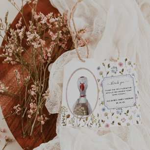 Etiqueta Para Presente Feras Caprichosas Agradecimento Animais Vintage