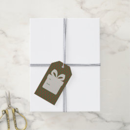 Etiqueta Para Presente Feriado de Design de presentes de Natal moderno