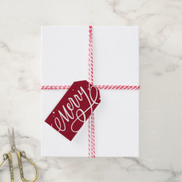 Etiqueta Para Presente Feriado de Feliz de Script Sparkly