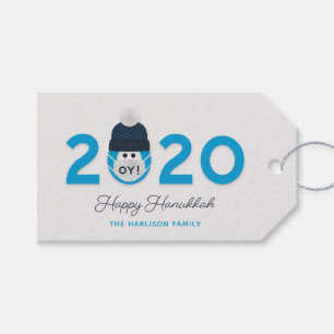 Etiqueta Para Presente Feriado de Hanukkah engraçado 2020