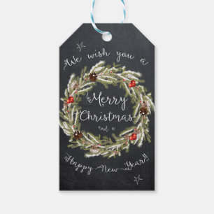 Etiqueta Para Presente Feriado do quadro dos Tag do Feliz Natal