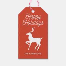 Etiqueta Para Presente Feriado Personalizado