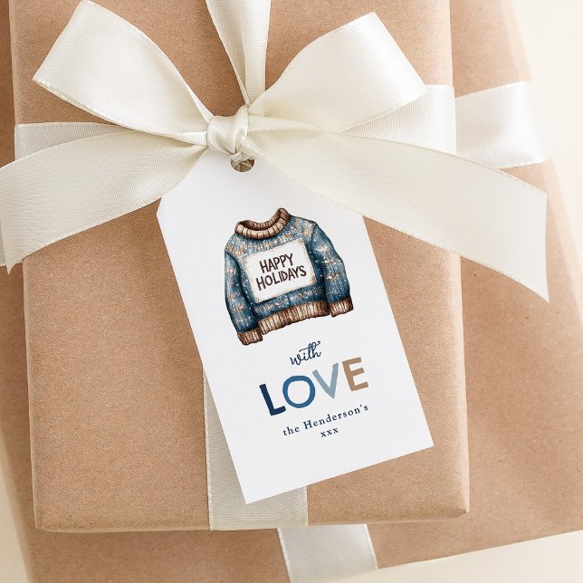 Etiqueta Para Presente Feriados Felizes E Suados Feios (Criador carregado)