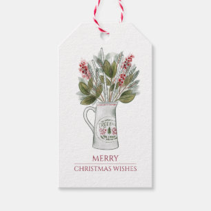 Etiqueta Para Presente Férias de Natal Rustic Felry