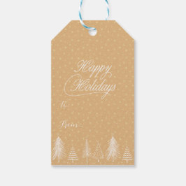 Etiqueta Para Presente Férias Felizes