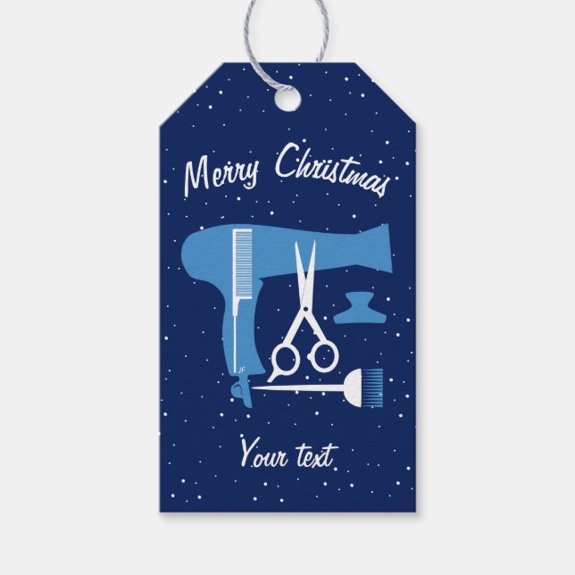 Etiqueta Para Presente Ferramentas de hairstyle (Frente)