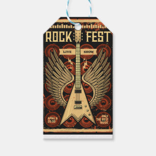 Etiqueta Para Presente Fest Rock