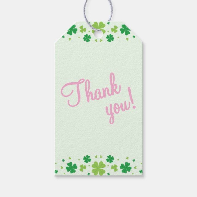 Etiqueta Para Presente Festa de 1º Aniversário Lucky One (Frente)