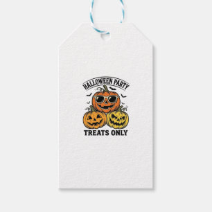 Etiqueta Para Presente Festa de Abóbora de Halloween Camisa Vintage Jack