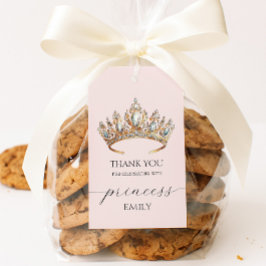 Etiqueta Para Presente Festa de Aniversário da Menina Coroa da Princesa R