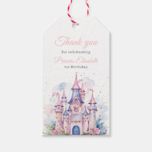 Etiqueta Para Presente Festa de Aniversário da Princesa Conto de Fadas Ca