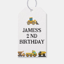 Festa de aniversário de Caminhão de Construção