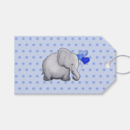 Etiqueta Para Presente Festa de aniversário de elefantes para bebês das B