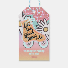 Etiqueta Para Presente Festa de aniversario de meninas de patinação do ci