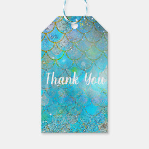 Etiqueta Para Presente Festa de aniversário de Shimmer de Pérolas Sereia 