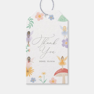 Etiqueta Para Presente Festa de aniversário Fada Floral