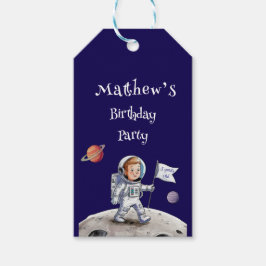 Etiqueta Para Presente Festa de aniversário Fora deste Mundo - Tema Obrig